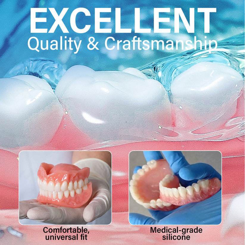 ✅ Made and Shipped from Canada | 𝗟𝗲𝗻𝗿𝗲𝗲𝘆® Suction-fit Complete Denture 🍀
